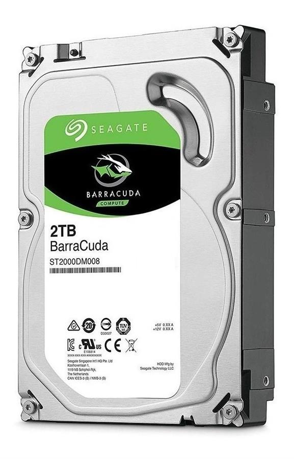 Disco Duro PC 2TB Sata3  Seagate Barracuda St2000dm008
