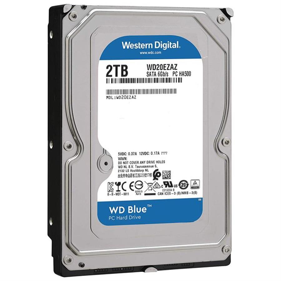 Disco Duro PC 2TB SATA 3 Western Digital Blue