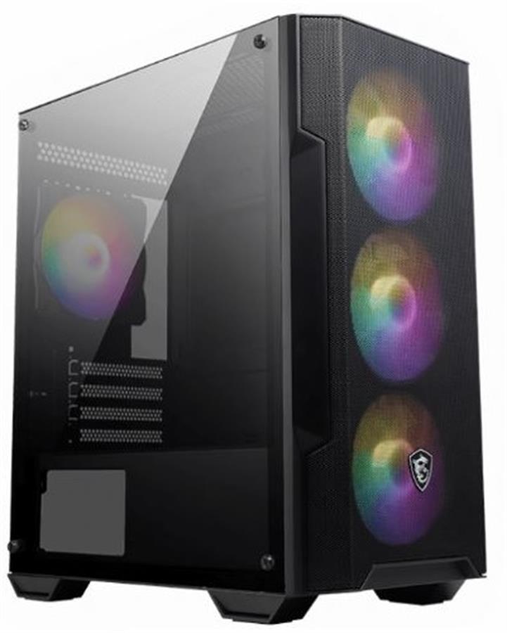 Gabinete GAMER MSI MAG FORGE M100A FAN RGB 4x Cooler
