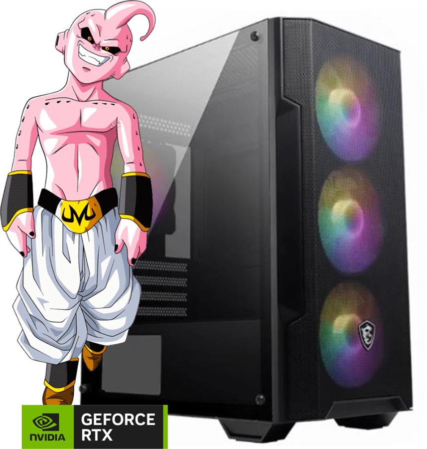 Pc Gamer Diseño - MajinBoo Intel ULTRA 5 225F 16G DDR5 Ssd 500G RTX3050 6GB