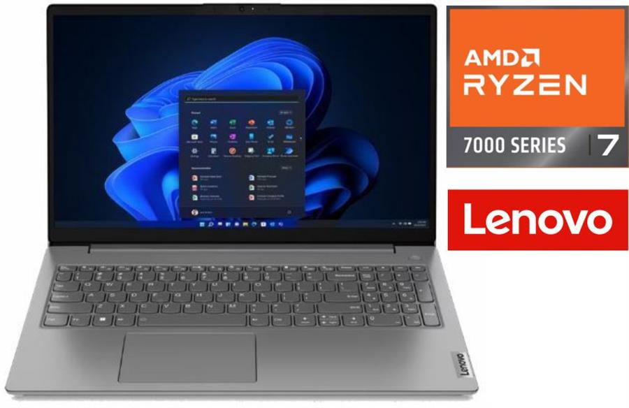Notebook Lenovo V15 G4 Ryzen 7 7730U 8GB Ssd 512G 15.6 FHD
