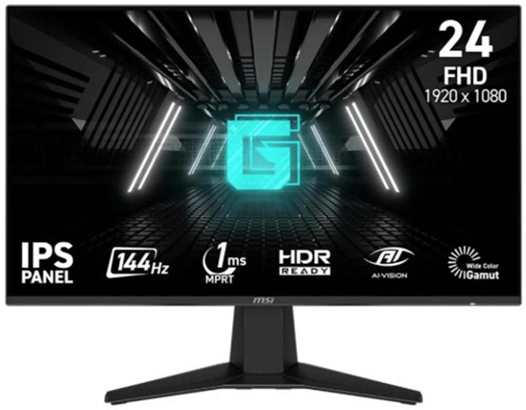 MONITOR 24 GAMING MSI G242L E14 IPS 144HZ HDMI DP