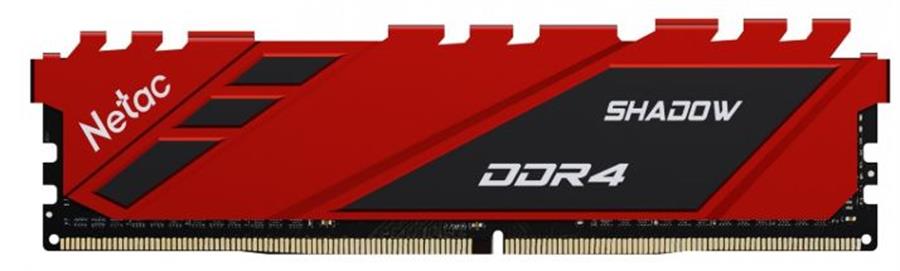 Memoria DDR4 16GB 3200mhz NETAC SHADOW c Disipador RED