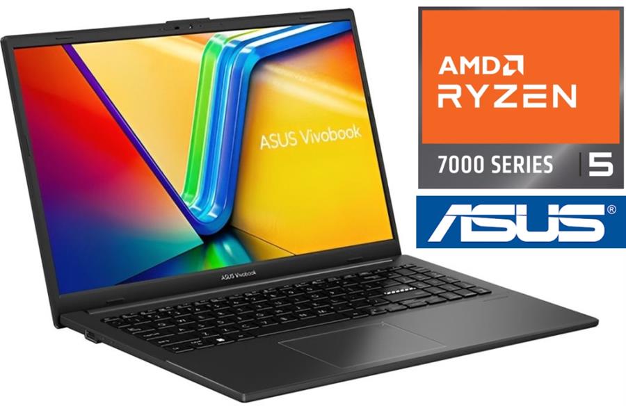 Notebook Asus VivoBook E1504 Ryzen 5 7520U 16GB 512GB LED 15.6