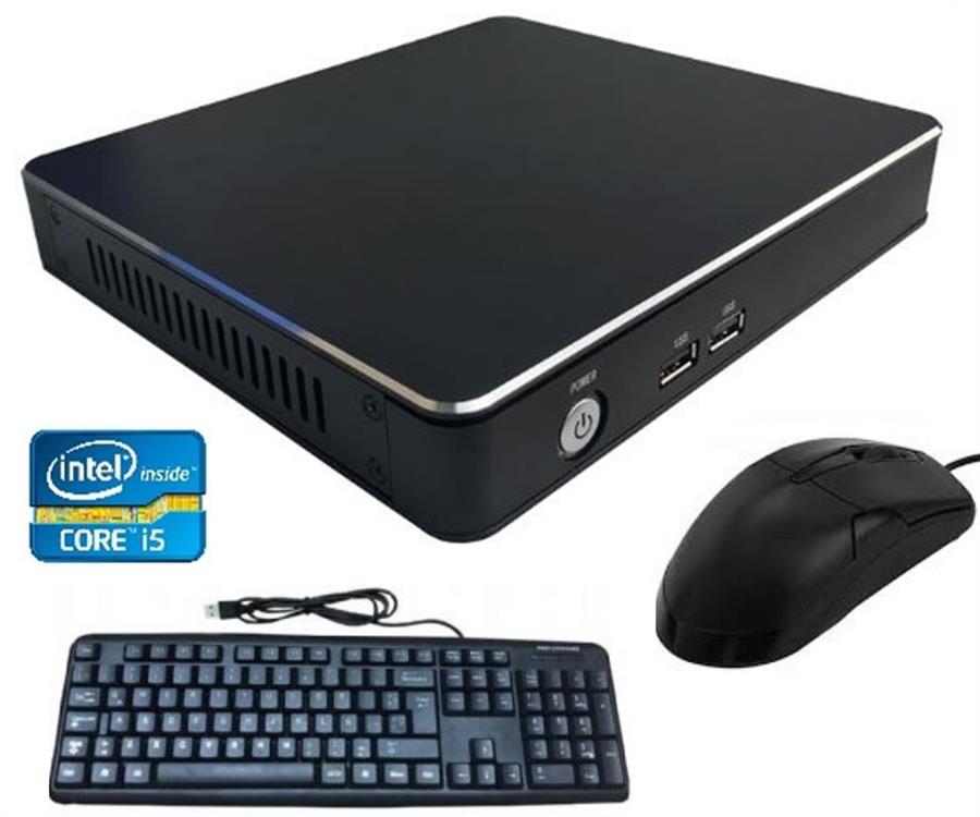 Pc Mini Intel I5 4200 8GB RAM SSD240GB WIFI Teclado Mouse - USADA