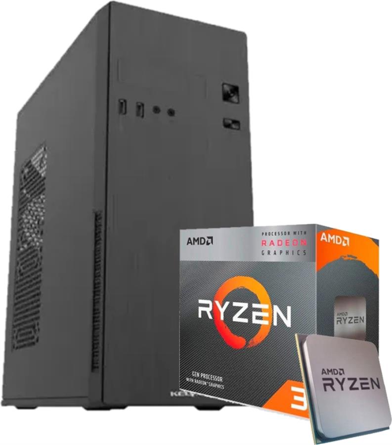 Pc Amd Ryzen 3 5300G 16GB Ssd 480Gb Video Radeon