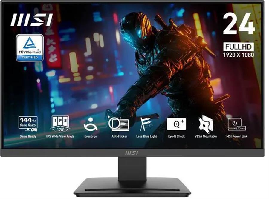 MONITOR LED 24 MSI PRO MP243L E14 GAMING IPS 144HZ HDMI