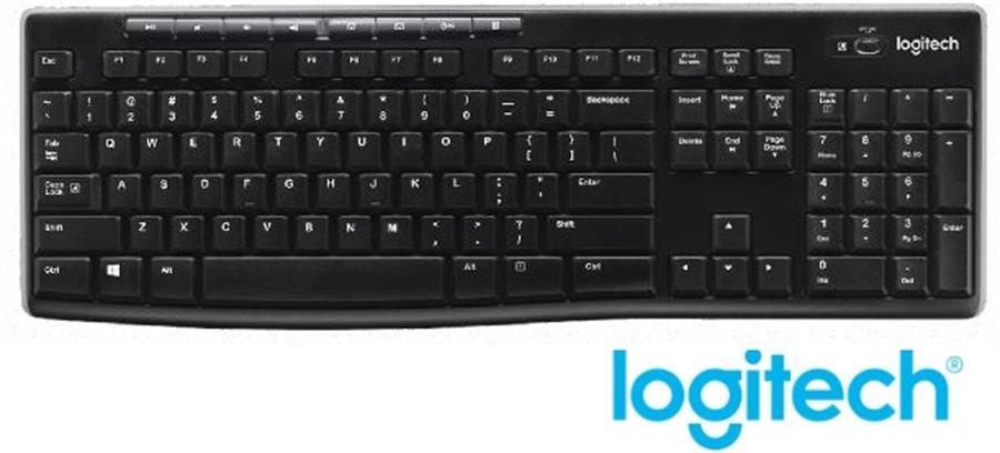 Teclado Inalambrico LOGITECH Wireless K270 Graphite