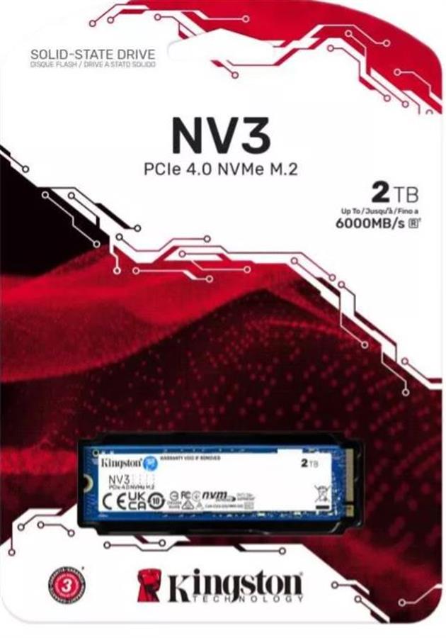 Disco SSD M.2 2TB KINGSTON SNVS NV3 M.2 NVME GEN4