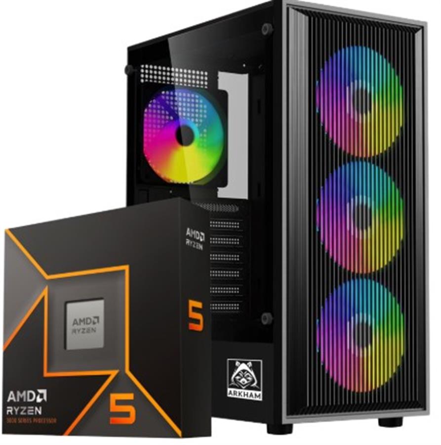 Pc Ryzen 5 9600X 16G Ddr5 Ssd 500GB Fuente Certificada