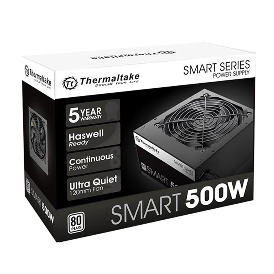 Fuente Thermaltake 500w Smart White 80 plus