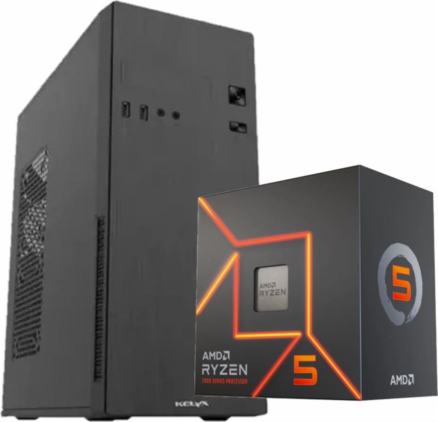 Pc Amd Ryzen 5 8500G 16GB DDR5 Ssd 480g Video Radeon