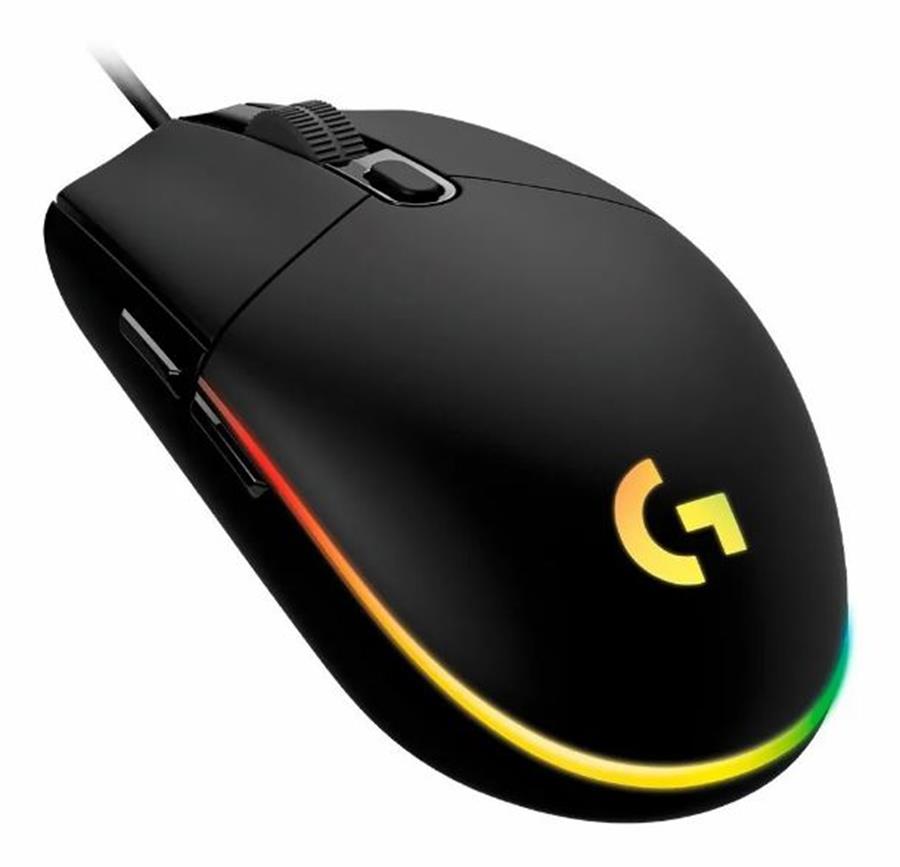 Mouse Gamer Logitech G203 Lightsync Black RGB