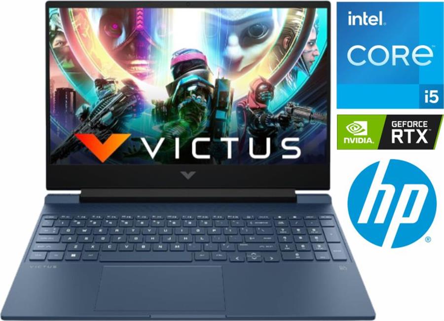 Notebook Hp Victus Intel I5 12450H 512G SSD 16GB RAM RTX3050 LED 144hz