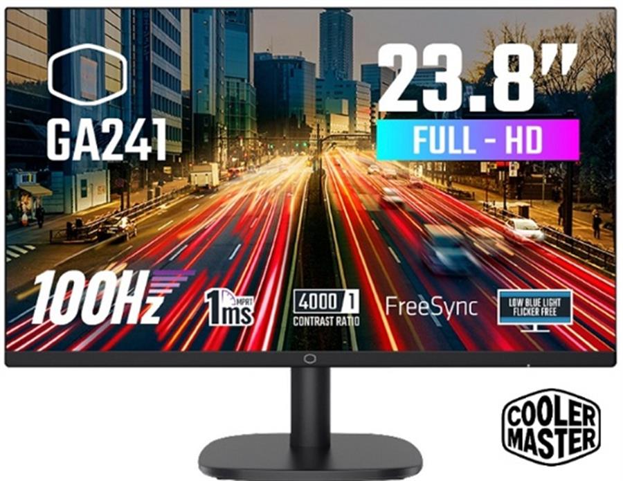 Monitor Gamer Cooler Master GA241 24" FHD 100Hz 1ms