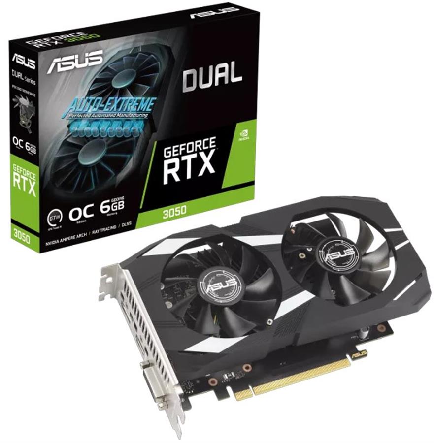 Placa Video Nvidia Geforce RTX 3050 6GB Asus OC D6