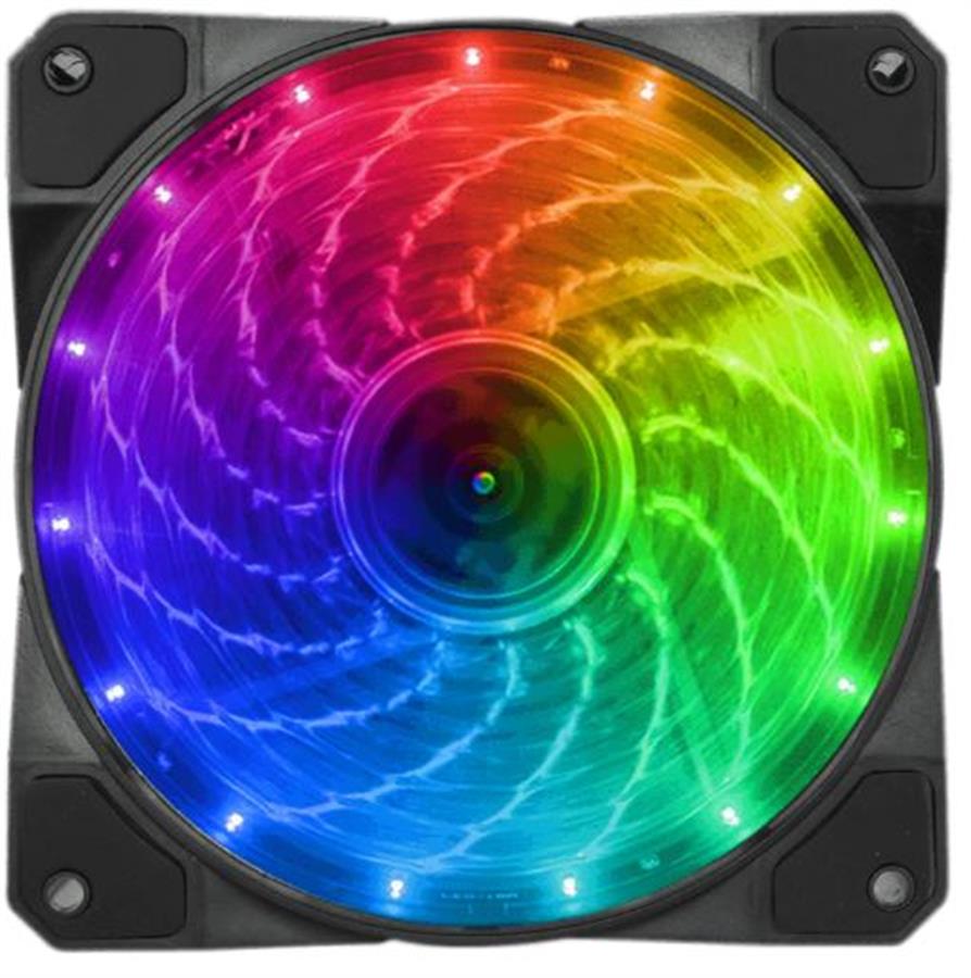 Cooler FAN GAMEMAX P/ GABINETE 120MM ARGB FN-12RAINBOW-M